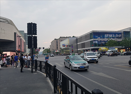 항주의 도시 풍경