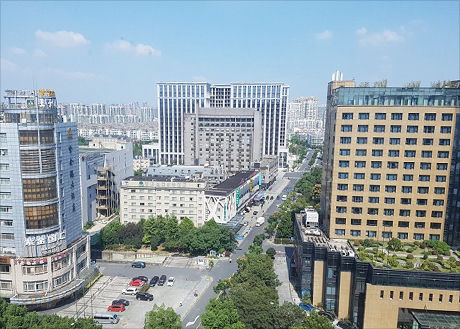항주의 도시 풍경