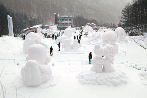 태백산 눈축제 사진(1)