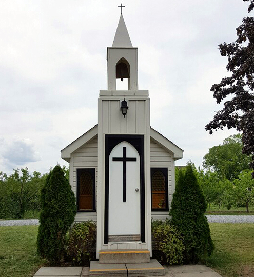 세상에서 가장 작은 교회 사진