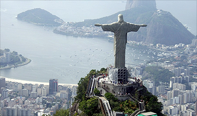브라질 예수상 전경