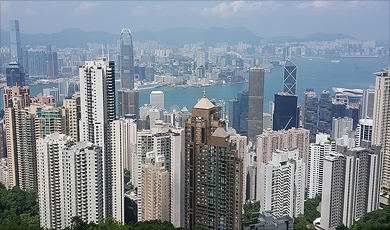홍콩 관광지 전경