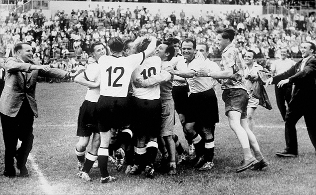 1954년 스위스 월드컵 독일 우승 사진