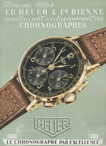 Heuer 크로노 그래프 By Excellence Heuer Watch Company 사진